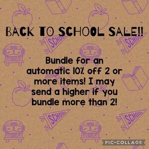 ✏️Back to School Sale📝